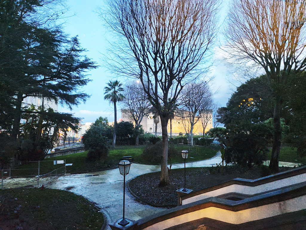 Napoli, Teatro San Carlo, giardino del foyer