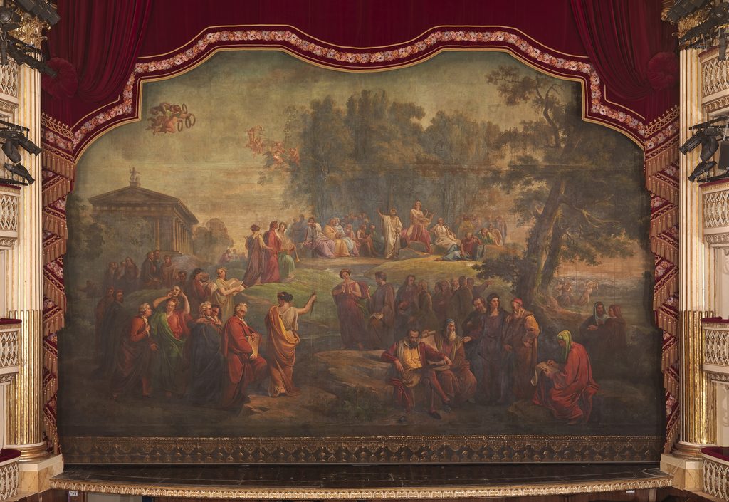 Napoli, Teatro San Carlo, sipario